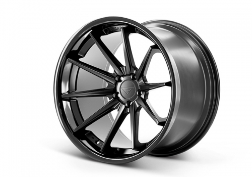  wheels - Ferrada FR4 Matte Black/Gloss Black Lip