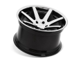 Ferrada FR1 Machine Black/Chrome Lip  wheels - PremiumFelgi