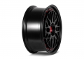 mbDesign LV1 Matte Black/Red  wheels - PremiumFelgi