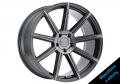 XO Luxury Vegas Gunmetal/Brushed Face  wheels - PremiumFelgi